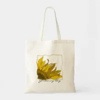 Sunflower Corner Gardening  Tote Bag