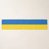 Ukraine Flag Blue Yellow Gold Ukrainian Patriotic Scarf