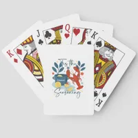 Tis The Season Christmas Quote Poker Cards