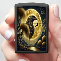 Eagle's Reflection in Moon River Zippo Lighter