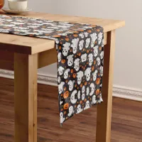 Halloween Ghost and Pumpkin Table Runner