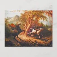 Headless Horseman Pursuing Ichabod Crane Postcard