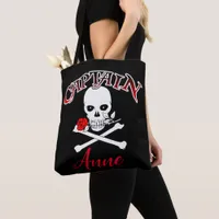 Personalized Jolly Roger (Rose) Tote