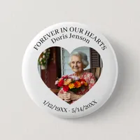 Memorial or Vigil Keepsake | Forever in our Hearts Button