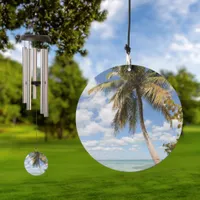 Isla Saona - Palm Tree at the Beach Wind Chime