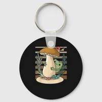 Cottagecore Mushroom Forest Toad Goblincore Mycolo Keychain