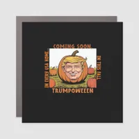 Halloween -  Trumpkin Election Classic Car Magnet