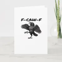 F-Caw-F Essential Vintage Graphic Card