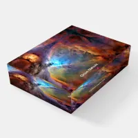 Orion Nebula Space Galaxy Stars in Space Paperweight