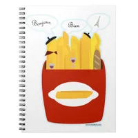 So Very French Fries Notebook