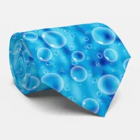 Maritime Modern Water Bubble Pattern Neck Tie