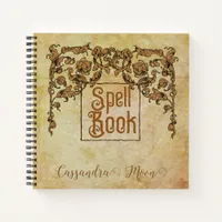 Romantic, Vintage, Antique Spell Book