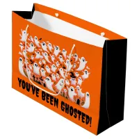 Funny You've Been Ghosted! Ghosts in Graveyard Large Gift Bag