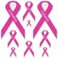 [Pink] Breast Cancer Awareness Ribbon Vinyl Decal