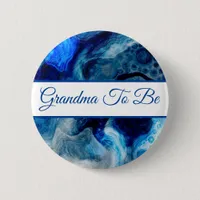 Grandma To Be | Boy's Baby Shower   Button
