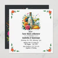 Fiesta Floral Let's Taco 'bout a Couple's Shower Invitation