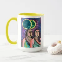 Two Girls Under the Moons Mug