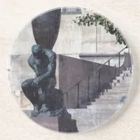 I'm Thinking About Kansas City Sandstone Coaster