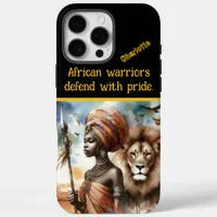 Warrior with lion’s strength iPhone 16 pro max case