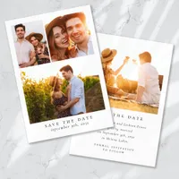 Modern Multi Photo Wedding Save The Date