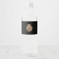 Till Death Do Us Party Cat Skull Classic Water Bottle Label