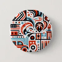 4th of July Generative Pattern Button