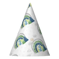Watercolor Rainbow Pattern Party Hat