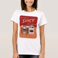 Spicy Book Cooking Romance Author Housewife T-Shirt