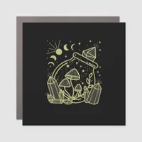 Goblincore Aesthetic Cottagecore Academia Mushroom Car Magnet