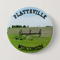 Platteville Wisconsin Button