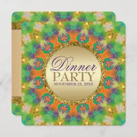 Trip-Trop Bright Tribe Dinner Party Invitation