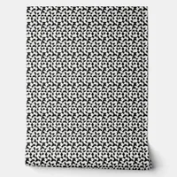 Geometric Marvel Petite - Black, White - Modern Wallpaper