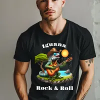 Iguana Serenading Swamp Dweller Rock T-Shirt