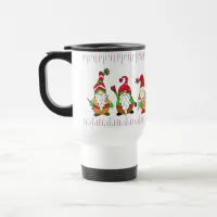 Cute Cartoon Christmas Gnomes Travel Mug