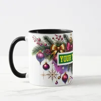 Christmas Bulbs Ornaments Coffee Mug