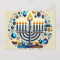 Hanukkah  postcard