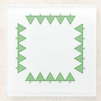 Coaster - Triangle Christmas Trees