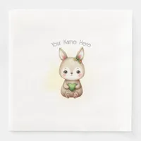 Woodland Animal Baby Shower Paper Dinner Napkins