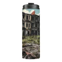 Post Apocalyptic Destruction | Abandoned Buildings Thermal Tumbler