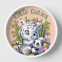 Little Cuties Panda & Tiger | Clock