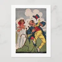Vintage Little Wizard of Oz Illustration Postcard