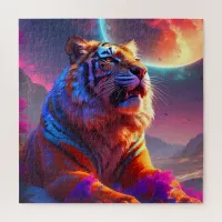 Tigers Psychedelic Dreams   Jigsaw Puzzle