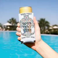 Tree of Life Vivid colored  Seltzer Can Cooler