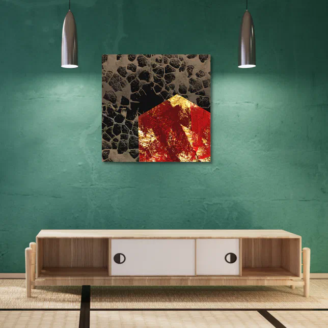 Global warming - Burning House - Abstract Photo Print