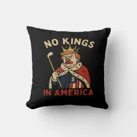 No Kings In America No Kings Day Vintage Classic S Throw Pillow