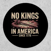 No Kings In America Since 1776 King Free Classic V Patch