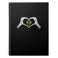 Skeleton Hand Heart Maracas Cinco De Mayo Mexican  Notebook