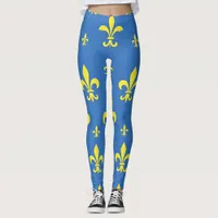Fleur de Lis  Leggings