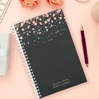  Personalized Blush & Black  Planner