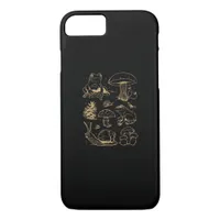 Frogs And Mushrooms Vintage Sketch – Aesthetic Gob iPhone 8/7 Case